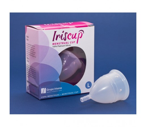 Copa menstrual Iriscup talla L. Color: Blanco IRISANA