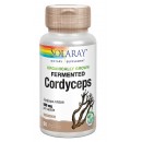 Cordyceps Fermentado, Micelio del hongo Ecológico sin Gluten 60 cápsulas SOLARAY en Herbonatura.es