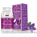 Crema Natural de Violetas Protección FPS15 Despigmentante Antimanchas 50ml. NATYSAL  en Herbonatura.es