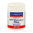 Cromo GTF Chromium (FActor de Tolerancia a la Glucosa) 100 comprimidos LAMBERTS en Herbonatura.es