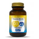 D3 K2, Vitamina D3 4000UI, K2 100mcg, 60 cápsulas PLAMECA