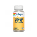 Vitamina D3 con K2, (MK7) 120 cápsulas SOLARAY