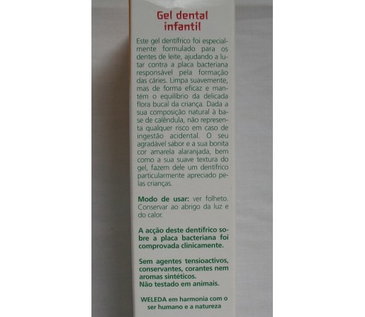Gel dentífrico para niño 50ml. WELEDA