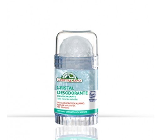 Desodorante Cristal Mineral de alumbre 120gr. CORPORE SANO