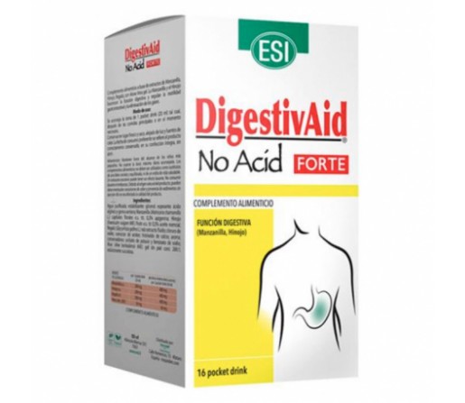 Digestivaid No Acid Forte Acidez Estomacal 16 sobres bebibles ESI