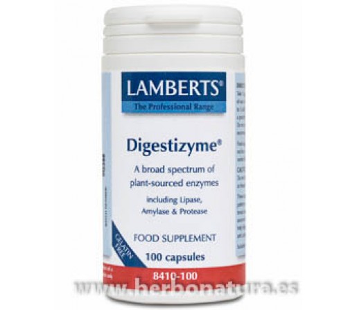 Digestizyme enzimas digestivas 100 cápsulas LAMBERTS