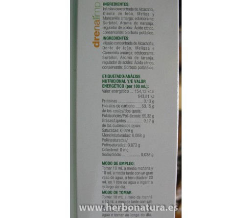 Drenalimp drenaje renal 250ml (eliminación natural) SORIA NATURAL