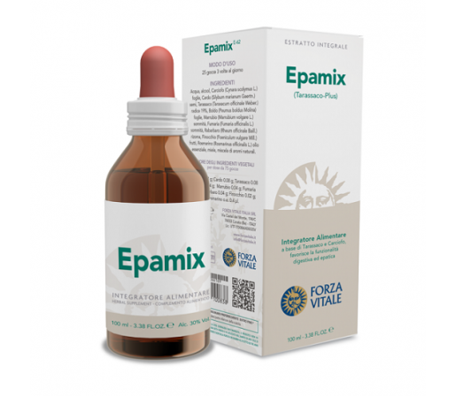 Epamix suplemento espagírico hepático, 100ml. FORZA VITALE