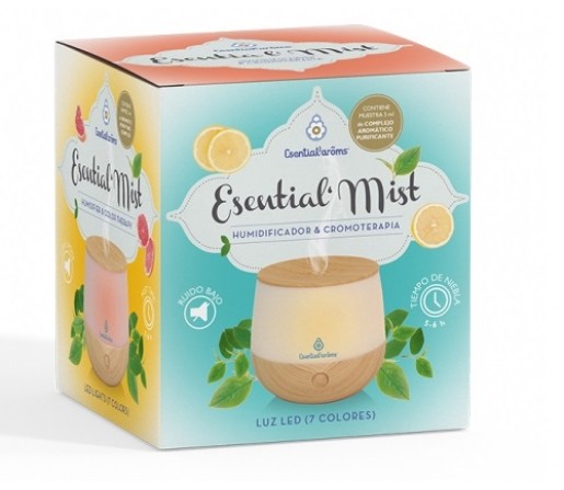 Esential Mist Difusor Humidificador Ultrasonido - Aromaterapia Premium 80ml