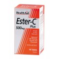 Ester C Plus 500mg. No Acida 60 comprimidos HEALH AID
