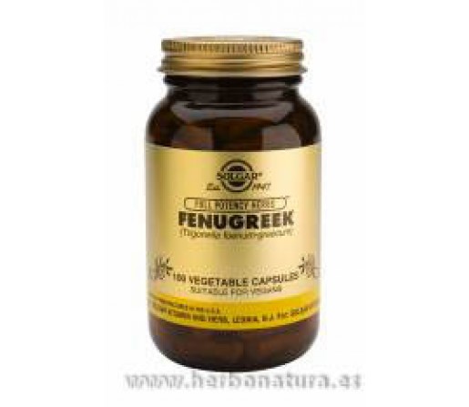 Fenogreco (Trigonella foenum-graecum) 100 Cápsulas vegetales SOLGAR