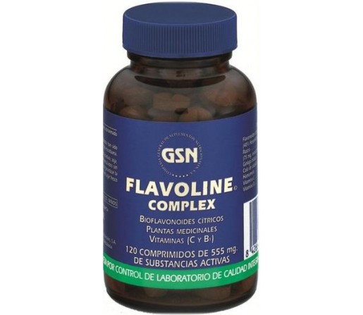 Flavoline Complex Flavonoides, Plantas y Vitaminas C y B 120 comprimidos GSN