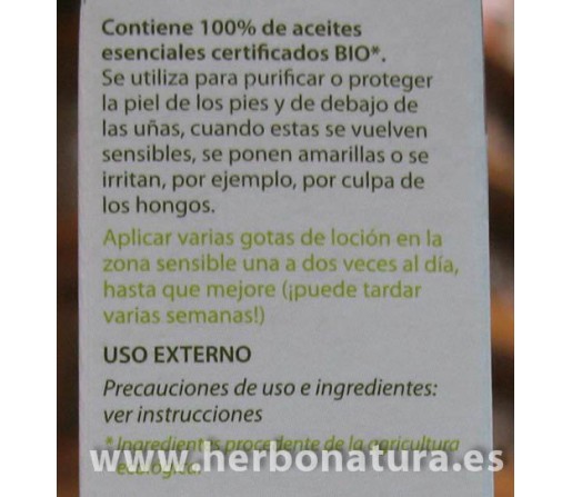 Fongiarom (Uñas y pies sensibles) Hongos Biológico 10ml. PRANAROM