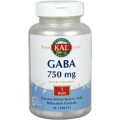 GABA 750 mg Ácido gamma aminobutírico 90 comprimidos SOLARAY KAL