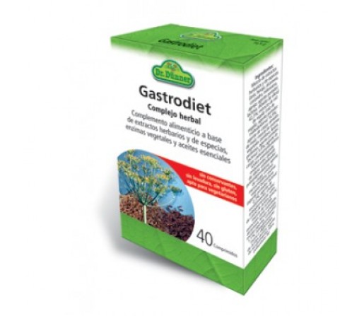 Gastrodiet Extractos herbarios, Enzimas y Aceites esenciales 40 comprimidos DR. DUNNER
