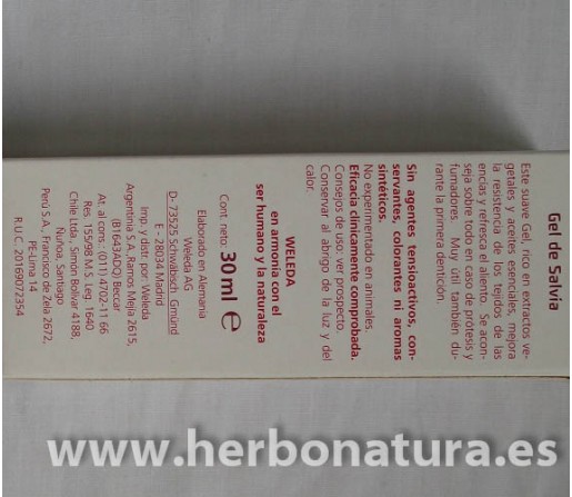 Gel de salvia 30ml. WELEDA