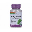 Ginkgo Biloba Extracto de Hoja Estandarizado 60 cápsulas vegetales SOLARAY en Herbonatura.es