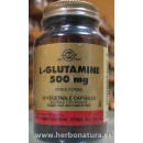 L-Glutamina 500mg. (forma libre) 50 cápsulas SOLGAR en Herbonatura.es