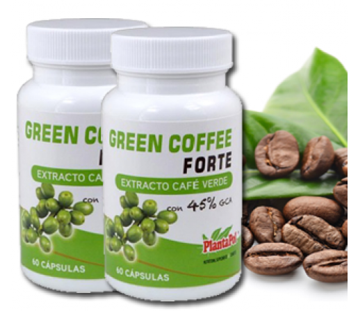 Green Coffee Forte Extracto Café Verde 45% GCA 60 cápsulas PLANTAPOL