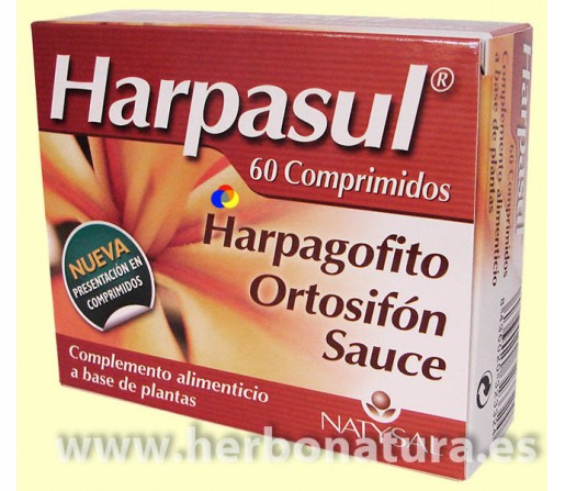 Harpasul harpagofito, ortosifon y sauce 60 comprimidos NATYSAL