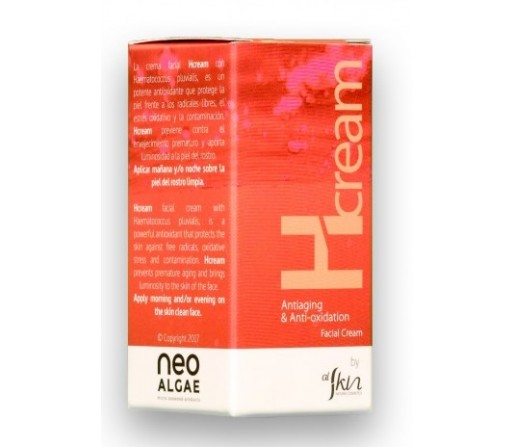 Crema Facial Hcream Ecológica de Haematococcus pluvialis 50ml. ALSKIN