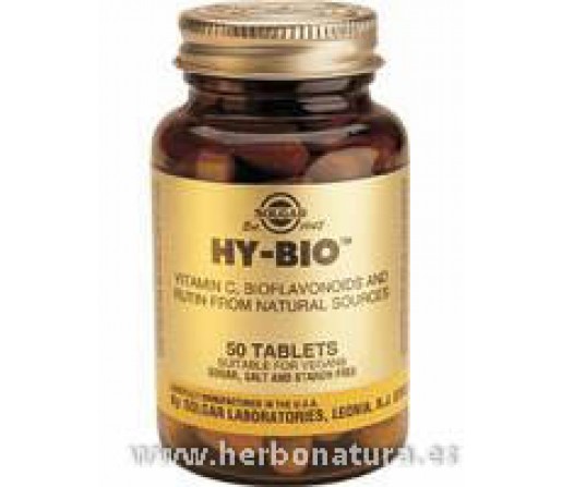 HY - B™ 500 mg Complejo Flavonoide con Vitamina C, Escaramujo y Rutina 250 Comprimidos SOLGAR
