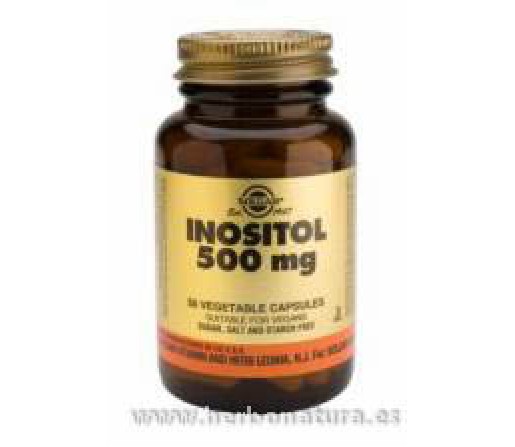 Inositol 500 mg 50 Cápsulas vegetales SOLGAR
