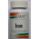 Hierro Iron (citrato de Hierro) 60 cápsulas vegetales SOLARAY en Herbonatura.es