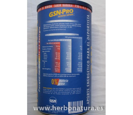 Iso-energy 720gr. GSN