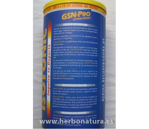Isotonic 500gr. GSN