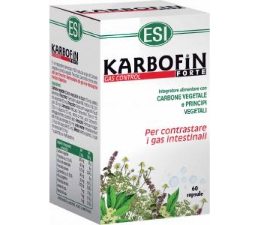 Karbofin Forte Gases Digestiones 60 cápsulas Trepadiet ESI