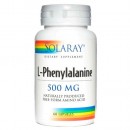 L- Phenylalanine, Fenilalanina 60 Cápsulas vegetales SOLARAY en Herbonatura.es