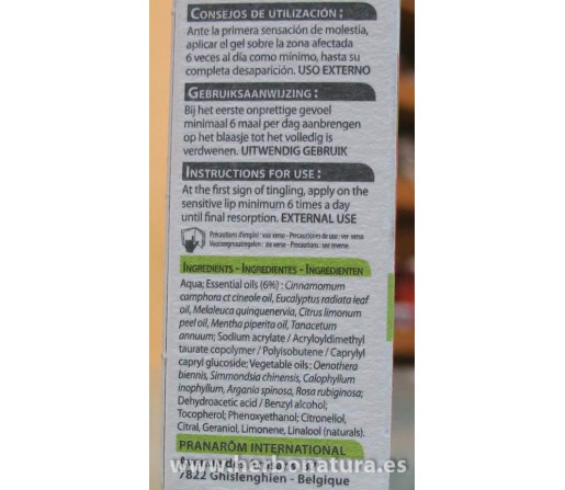 Labiarom (preserva de las pupas labiales) 5gr. PRANAROM