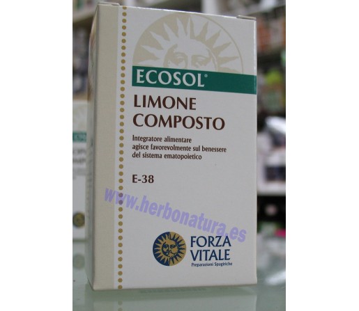 Limone Composto (Hierro Espagírico) 10ml. FORZA VITALE