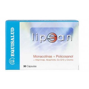 Lipsan nuevo con Monacolinas, Policosanol, Alcachofa, Q10, Cromo... 30 cápsulas INTERNATURE