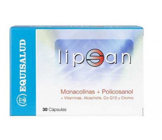Lipsan nuevo con Monacolinas, Policosanol, Alcachofa, Q10, Cromo... 30 cápsulas INTERNATURE