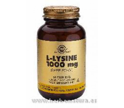 L-Lisina 1000 mg 50 Comprimidos SOLGAR