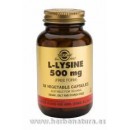 L-Lisina 500 mg 50 Cápsulas vegetales SOLGAR en Herbonatura.es