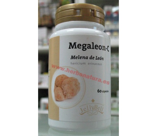 Megaleon C Melena de León (Hericium erinaceus) con Acerola 60 cápsulas JELLYBELL