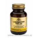 L-Metionina 500 mg 30 Cápsulas vegetales SOLGAR en Herbonatura.es