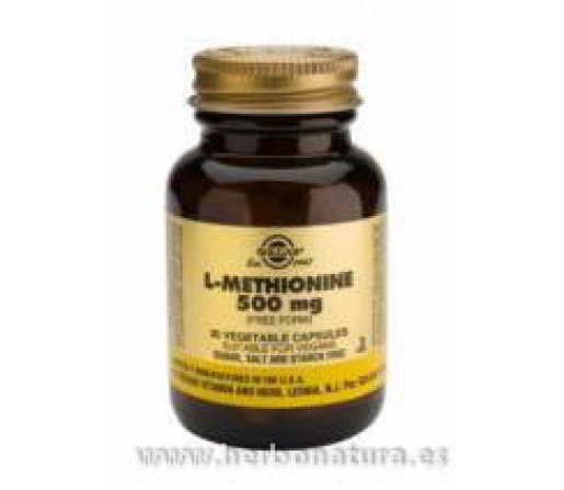 L-Metionina 500 mg 30 Cápsulas vegetales SOLGAR