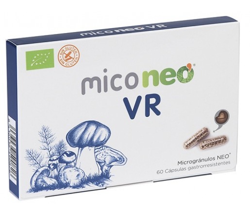 Mico Neo VR, Astrágalo, Reishi, Cordyceps, Champiñón del sol, Camu camu 60 cápsulas NEO