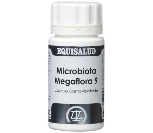 Microbiota Megaflora 9, Probióticos Prebióticos... 60 cápsulas EQUISALUD 