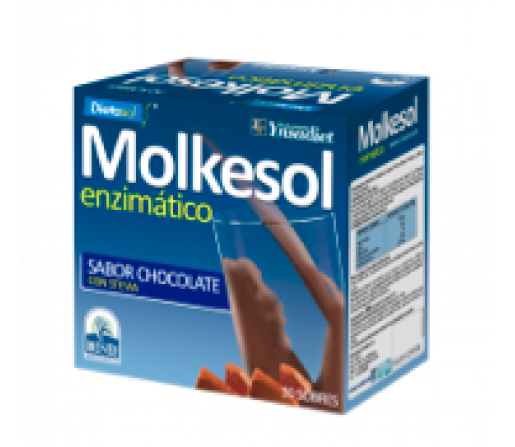 Molkesol Enzimático Proteina Chocolate con Stevia Dietasol 30 sobres YNSADIET