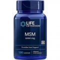 MSM Methyl Sulfonyl Methane 1000mg. 100 comprimidos LIFE EXTENSION