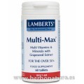 Multi-Max multinutriente para mayores de 50 años 60 comprimidos LAMBERTS