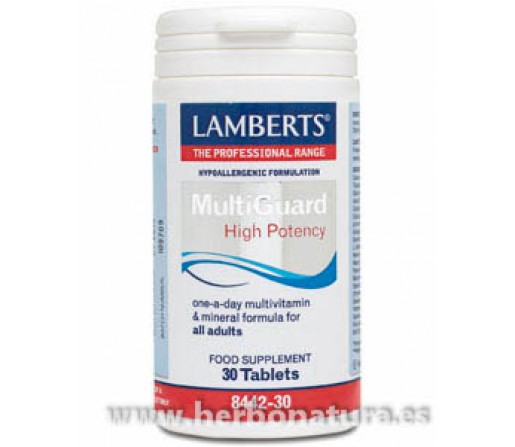 MultiGuard High Potency Multinutriente con Plantas y Antioxidantes de Alta Potencia 30 comprimidos LAMBERTS