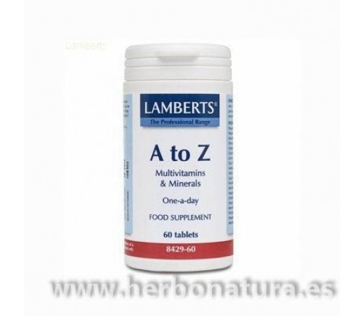 Multivitaminas y Minerales A-Z 60 comprimidos LAMBERTS
