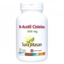 N- Acetil Cisteína 600mg.  60 cápsulas vegetales SURA VITASAN