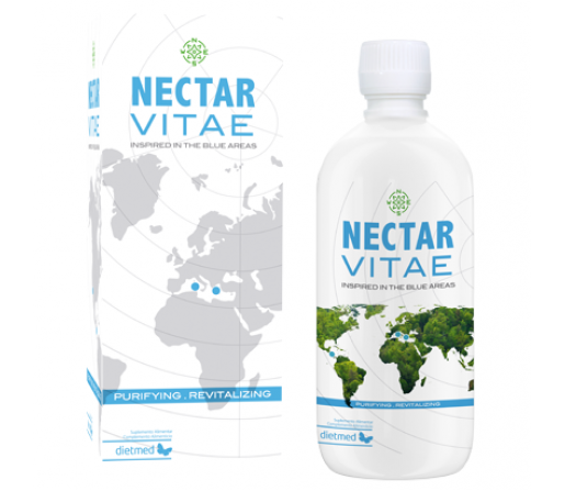 Nectar Vitae, Multinutriente con antioxidantes naturales de zonas azules del planeta 500ml. DIETMED